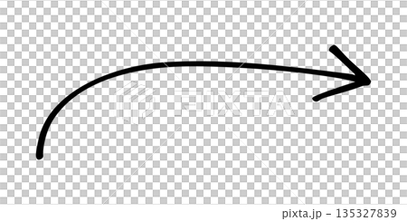 Stylish hand-drawn arrow material Stylish hand-drawn arrow material 135327839