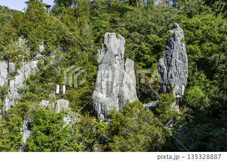 夫婦岩　岡山県高梁市 135328887