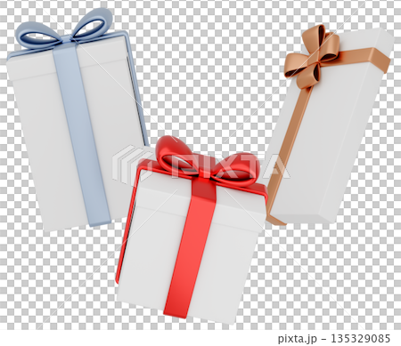 3D插圖_禮物_色彩繽紛 135329085