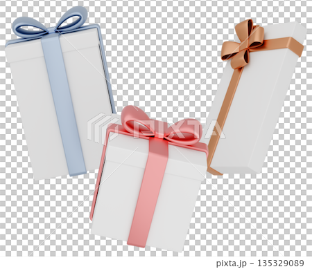3D illustration_gift_colorful 3D illustration_gift_colorful 135329089