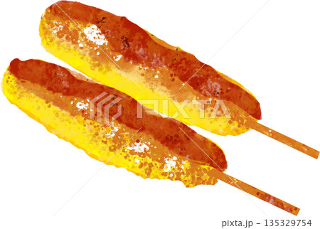 きりたんぽ みそのイラスト 135329754