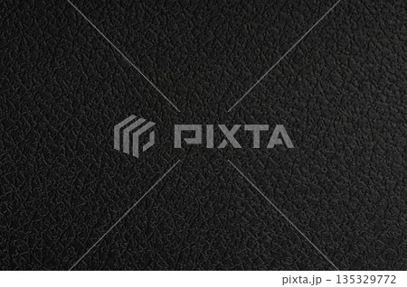 Black rough plastic texture pattern 135329772