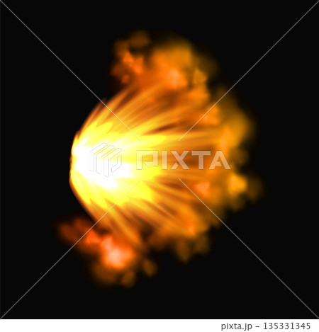 Gun flashe or gunshot animation. Fire explosion effect during the shot with the gun. Cartoon flash effect of bullet start. Shotgun fire, muzzle flash and explode Gun flashe or gunshot animation. Fire explosion effect during the shot with the gun. Cartoon flash effect of bullet start. Shotgun fire, muzzle flash and explode 135331345