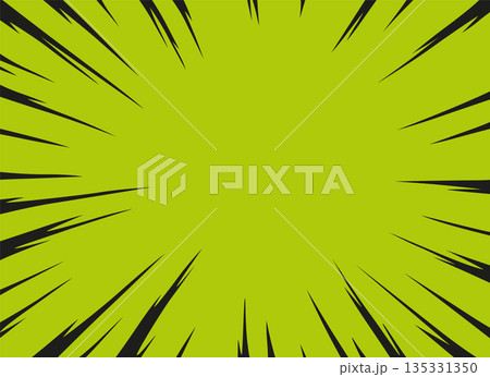Comic book background featuring black speed lines radiating outward from it, creating an zoom visual effect Comic book background featuring black speed lines radiating outward from it, creating an zoom visual effect 135331350