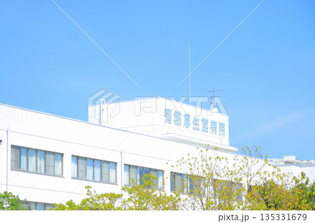 愛知県蒲郡市、蒲郡厚生館病院の風景 135331679