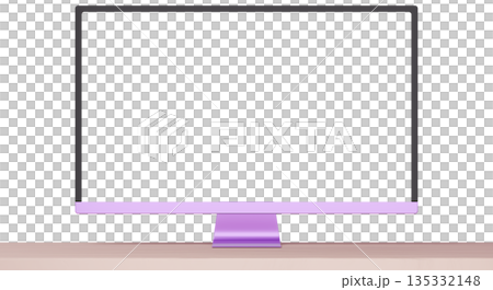 3D material_monitor_purple 3D material_monitor_purple 135332148