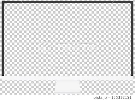 3D material_monitor_white 3D material_monitor_white 135332151