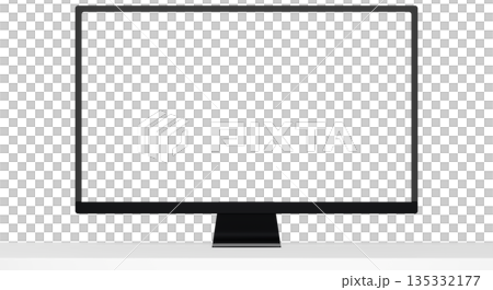 3D材質_顯示器_黑色 3D材質_顯示器_黑色 135332177