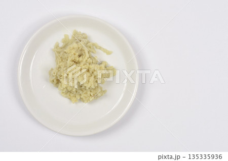 Grated Ginger on Plate 135335936