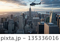 Helicopter Over The City 135336016