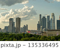 View of Moscow City from the Luzhniki Stadium 135336495