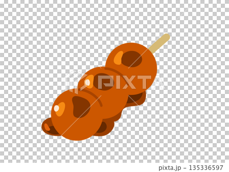 Tasty mitarashi dango 135336597