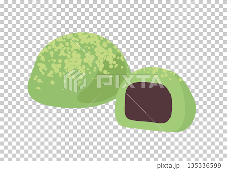 Delicious looking Uguisu Mochi 135336599