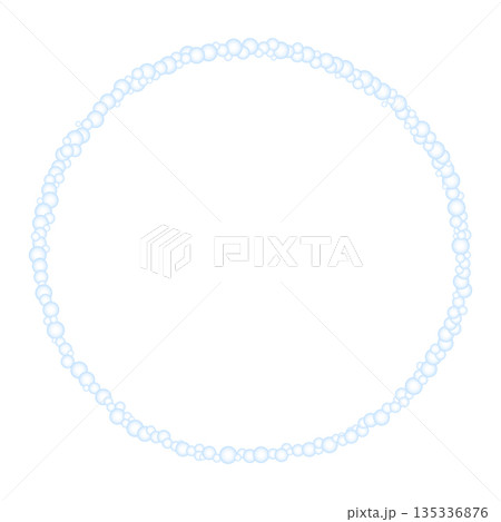 Snowball Frame isolated on a transparent background. Minimalist circular frame made of light blue snowballs. Perfect for winter, Christmas, New Year, and holiday designs. PNG and Vector Illustration Snowball Frame isolated on a transparent background. Minimalist circular frame made of light blue snowballs. Perfect for winter, Christmas, New Year, and holiday designs. PNG and Vector Illustration 135336876