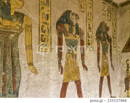 Tomb KV11 in the Egyptian Valley of the Kings, in the Theban necropolis, Egypt, Luxor 135337966