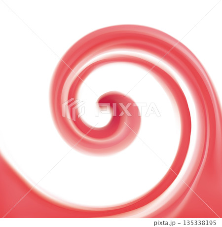 Abstract vector spiral background crimson colour 135338195