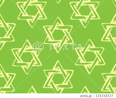 Jewish holiday symbol. Vector drawing Jewish holiday symbol. Vector drawing 135338727