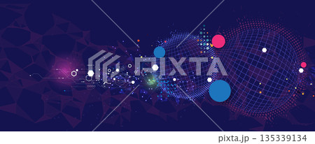 Abstract circuit system concept technology and science background Abstract circuit system concept technology and science background 135339134