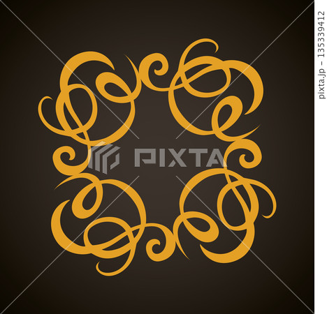 Vignette. Vector drawing 135339412