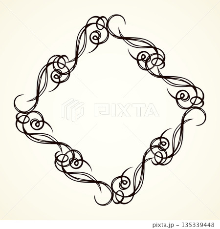 Vignette. Vector drawing 135339448