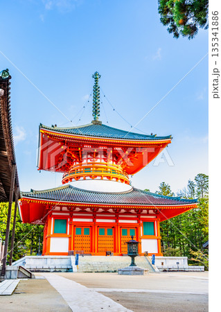 高野山 壇上伽藍　根本大塔 135341886