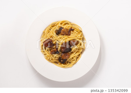 ホタテ貝柱　青のり　パスタ 135342099