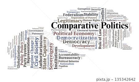 Comparative Politics Word Cloud. Essential Concepts in Global Political Systems and Analysis Comparative Politics Word Cloud. Essential Concepts in Global Political Systems and Analysis 135342642