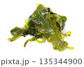 Seaweed wakame isolated on white background. 135344900