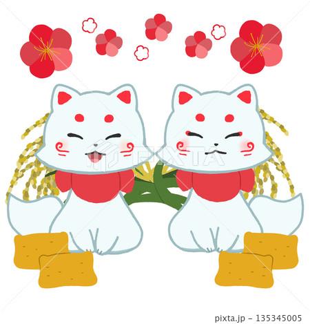 初午白狐アイコン 135345005