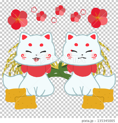 初午白狐アイコン 135345005