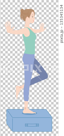 彈跳床墊單腳平衡 135345134