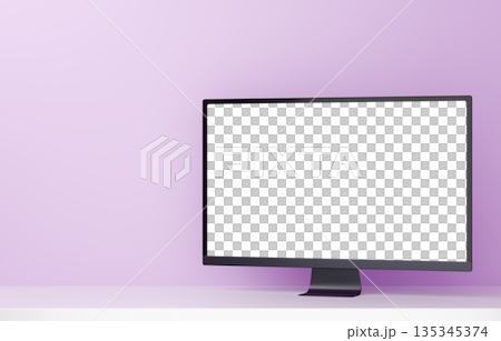 3D material_monitor_purple 3D material_monitor_purple 135345374