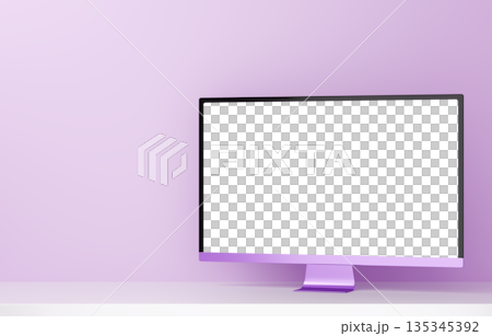 3D material_monitor_purple 135345392