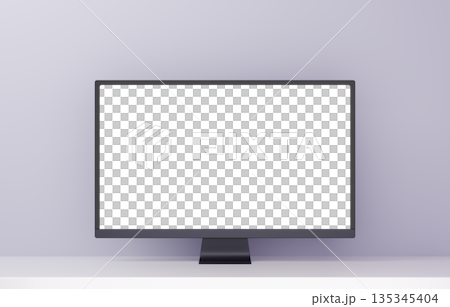 3D材質_監視器_灰色 135345404