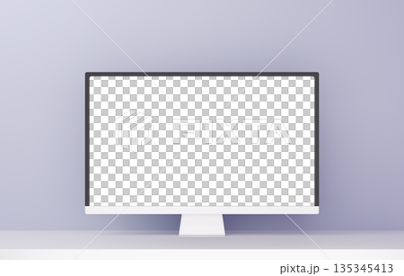 3D材質_監視器_灰色 135345413