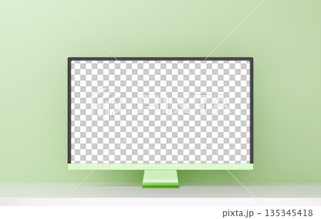 3D材質_監控_黃綠色 135345418
