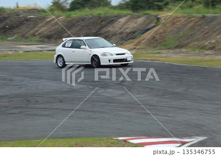 大牟田市　レース場　ジムカーナ、 135346755