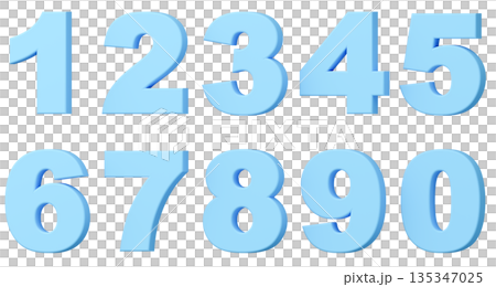 3D背景材質_編號_淺藍色 3D背景材質_編號_淺藍色 135347025