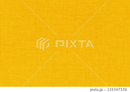 Yellow linen fabric cloth texture background, seamless pattern of natural textile. 135347339