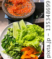 salad with vegetables 135348699