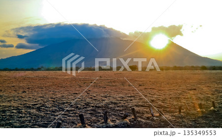 Beautiful view of Mount Baluran, Baluran National Park, East Java, Indonesia 135349553