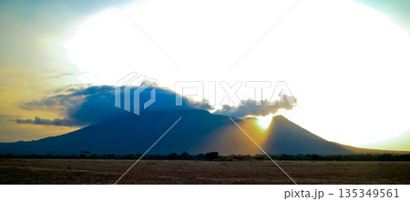 Beautiful view of Mount Baluran, Baluran National Park, East Java, Indonesia Beautiful view of Mount Baluran, Baluran National Park, East Java, Indonesia 135349561