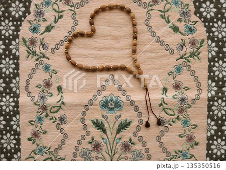clock and coins on the background of dollars 135350516