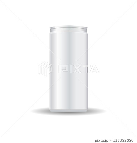 Soda can icon in flat style. Drink bottle vector illustration on isolated background. Beverage sign business concept. 135352050