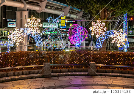 福島県郡山市　郡山駅前イルミネーション 135354188