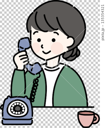 女人打電話 135354321