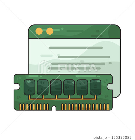 illustration of RAM  135355083