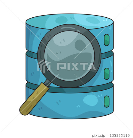 illustration of Data Search illustration of Data Search 135355119