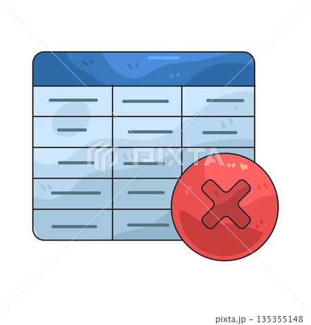 illustration of Data Error 135355148