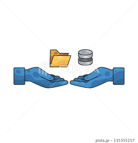 illustration of Data Transaction 135355157